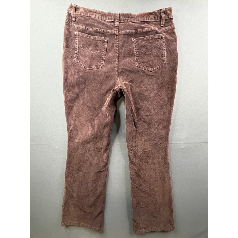 St. John's Bay Corduroy Pants Womens Brown 5-Pocket Casual 34x30